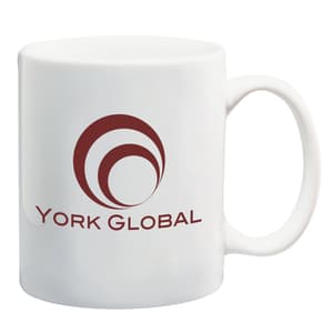 Promotional 11 Oz. White Ceramic Mug
