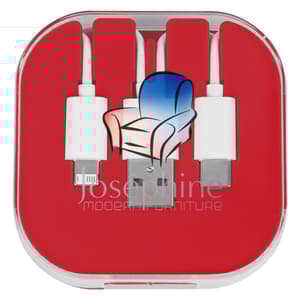 3-In-1 Charge Cable With Phone Stand