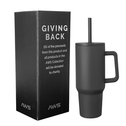 40 Oz. AWS Jackson Intrepid Stainless Steel Tumbler