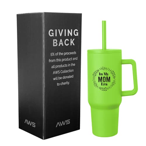 40 Oz. AWS Jackson Intrepid Stainless Steel Tumbler