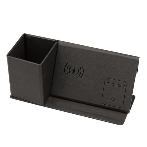 Wireless Charging Desk Organizer With Dry Erase Board