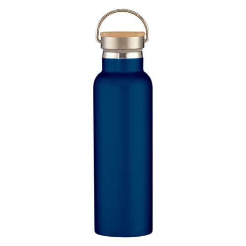 21 Oz. Full Laser Tipton Stainless Steel Bottle With Bamboo Lid