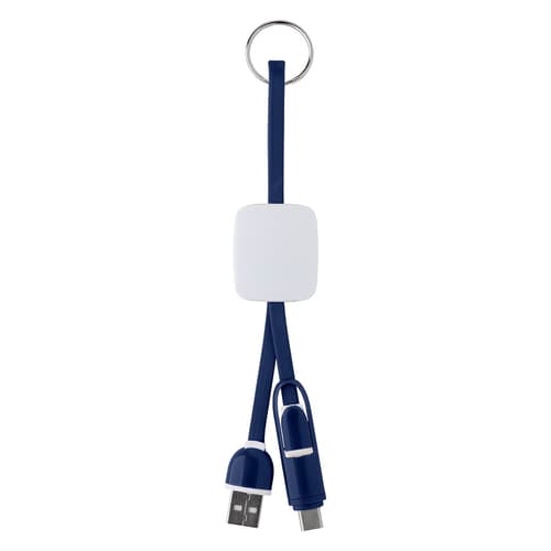 Slide Charging Cables on Key Ring