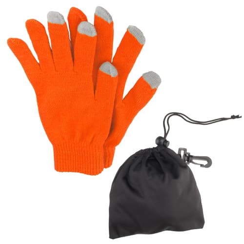 Touch Screen Gloves In Pouch