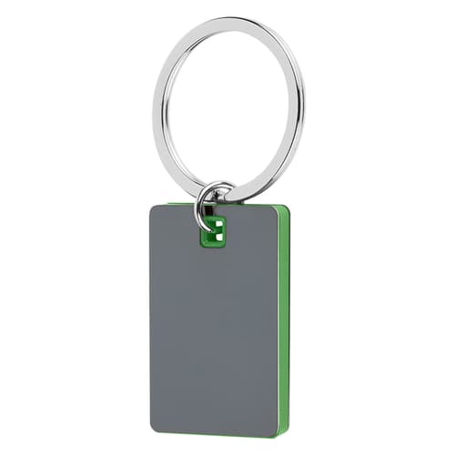 Color Block Mirrored Key Tag