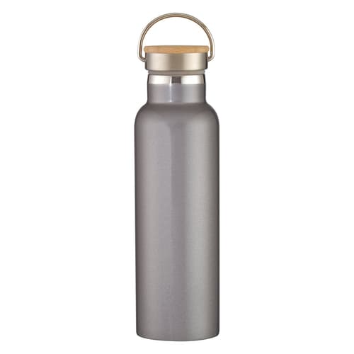 21 Oz. Liberty Stainless Steel Bottle With Wood Lid