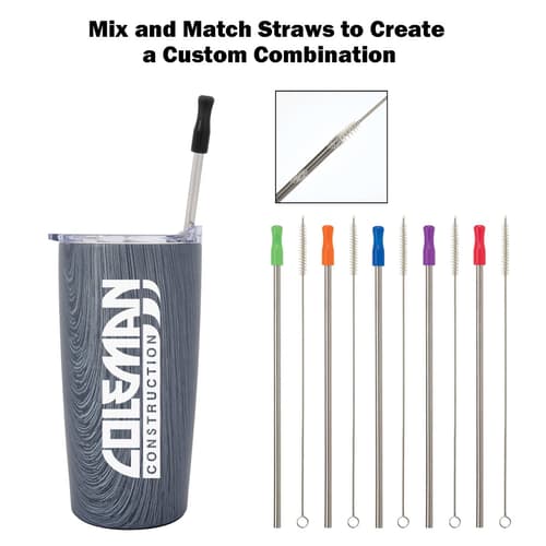 Optional Stainless Steel Straw With Cleaning Brush