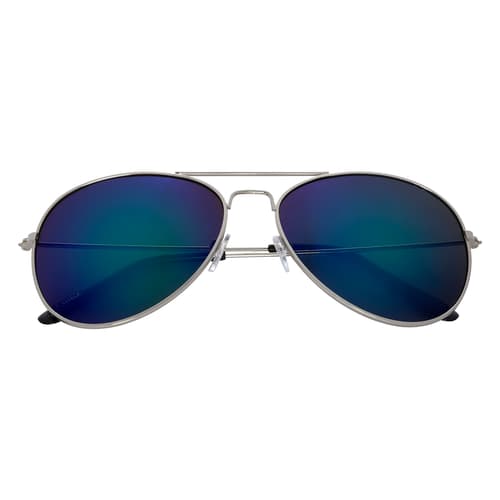 Color Mirrored Aviator Sunglasses