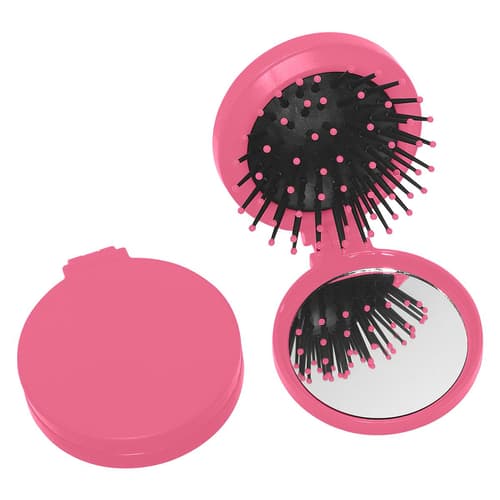 Brush And Mirror Compact