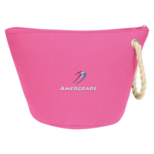 Cosmetic Bag With Rope Strap