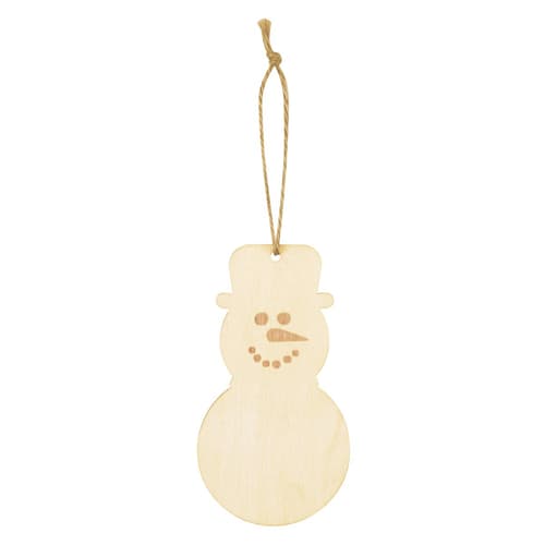 Wood Ornament - Snowman