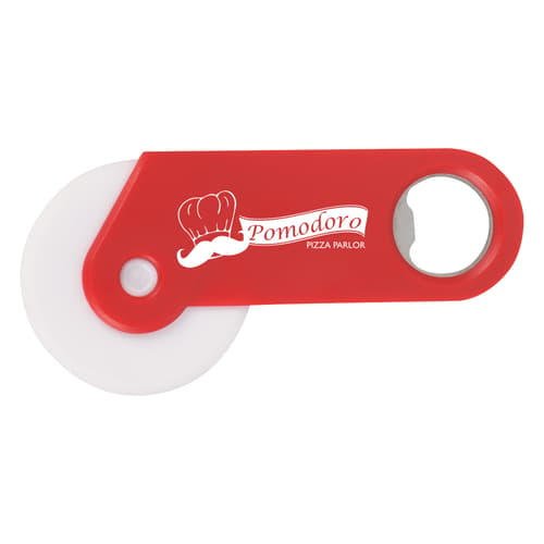 Pizza Cutter With Bottle Opener