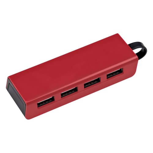 4-Port Traveler USB Hub With Phone Stand