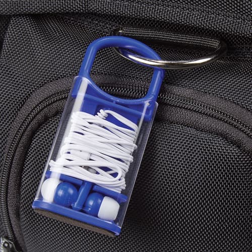 Protective Plastic Travel Case With Carabiner Lid