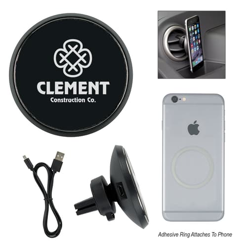 Magnetic Auto Vent Wireless Car Charger