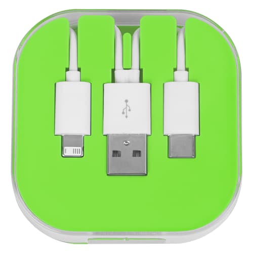 3-In-1 Charge Cable With Phone Stand