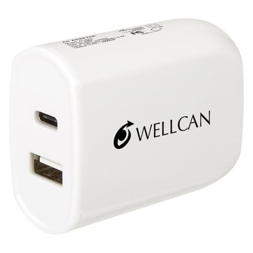 UL Listed 2-In-1 USB Type-C Wall Adapter