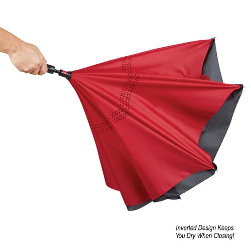 48" Arc Two-Tone Inversion Umbrella