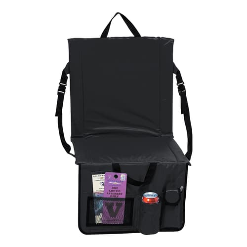 Front Flap Pockets Hold Cell Phone, Bottle, Can And Personal Items