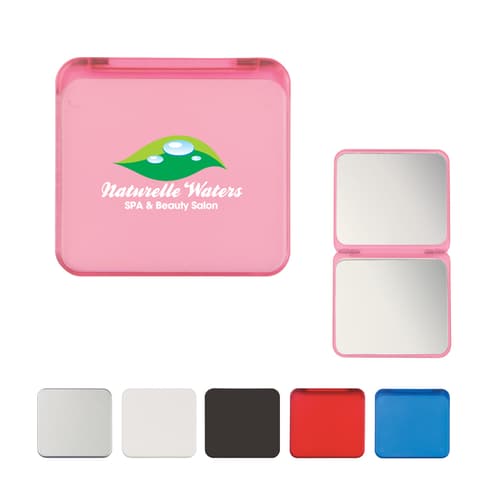 Compact Mirror With Dual Magnification