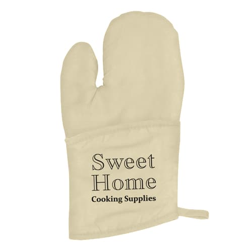 Quilted Cotton Canvas Oven Mitt