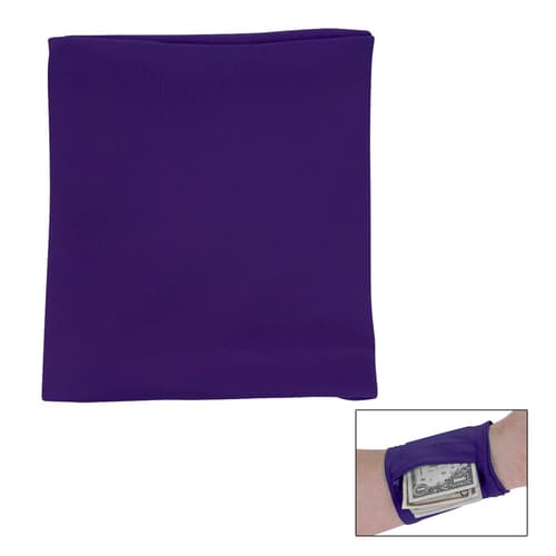 Stretch Wristband With Pocket