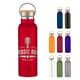 21 Oz. Full Laser Tipton Stainless Steel Bottle With Bamboo Lid