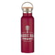 21 Oz. Full Laser Tipton Stainless Steel Bottle With Bamboo Lid