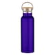 21 Oz. Full Laser Tipton Stainless Steel Bottle With Bamboo Lid