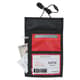Hidden Business Card Holder With Hook And Loop Flap Closure<br> * Contents Not Included