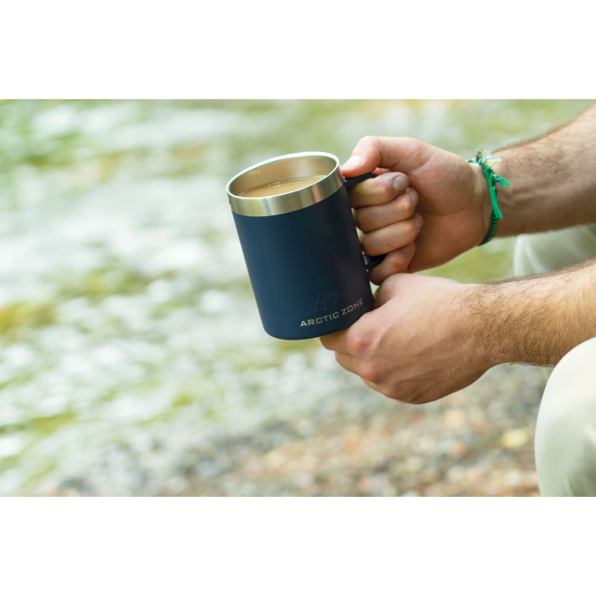 Arctic Zone Titan Thermal HP 14oz Stainless Steel Camp Cup Mug (Black)